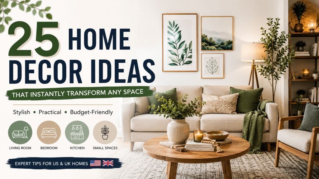 25 Home Decor Ideas That Instantly Transform Any Space (Expert Guide for 2026)