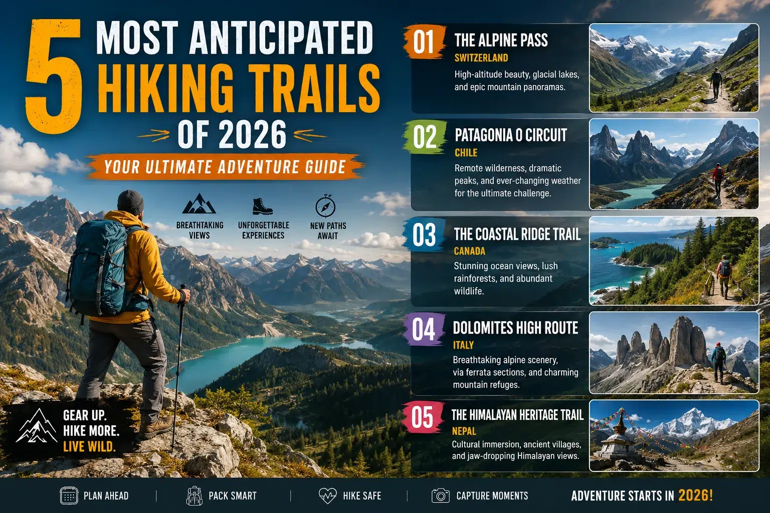 5 Most Anticipated Hiking Trails of 2026: Your Ultimate Adventure Guide