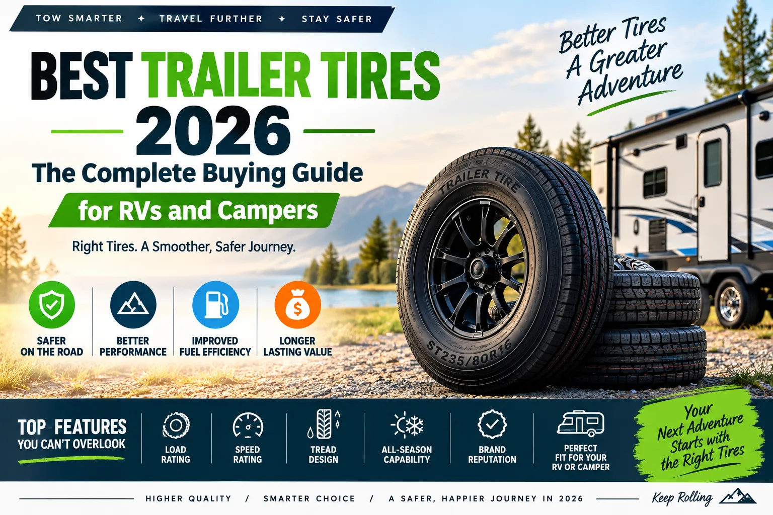 Best Trailer Tires 2026: The Complete Buying Guide for RVs and Campers