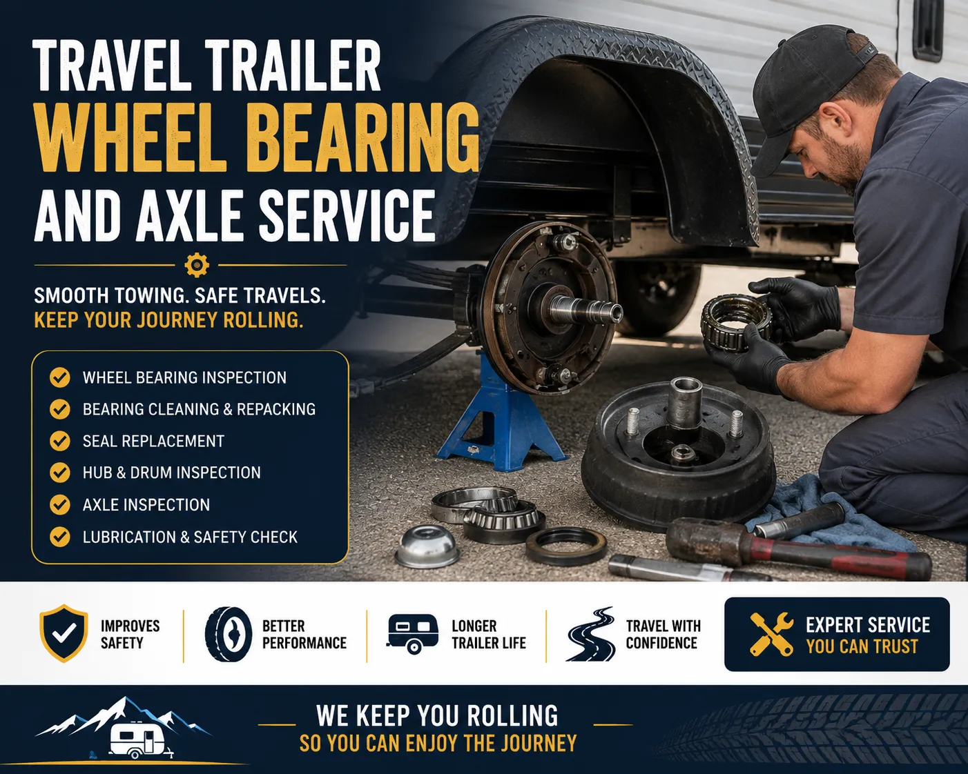 2026 Travel Trailer Wheel Bearing and Axle Service: The DIY Master Guide