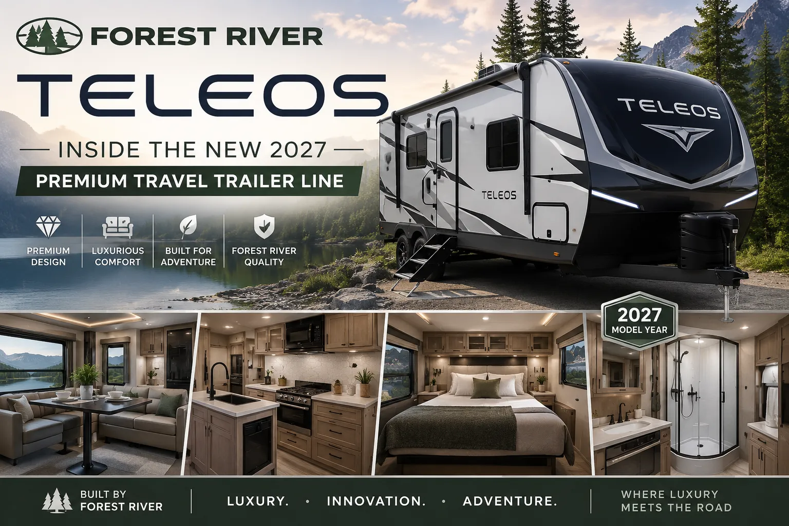 Forest River Teleos: Inside the New 2027 Premium Travel Trailer Line