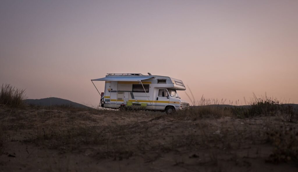 2026 RV Starlink 12V Direct-Wire Kit installed in a travel trailer for off-grid power efficiency. practical detail